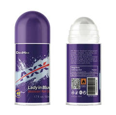 Deomax Lady In Blue Deodorant Roll On 48H Long Lasting 50ml Deomax