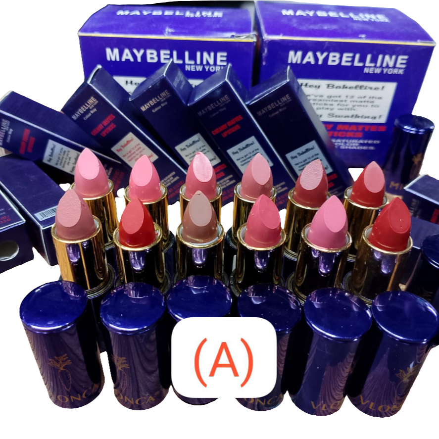 Maybelline Matte Lipstick Set (12 Shades) Maybelline