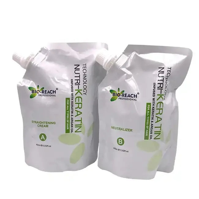 BIO-REACH Nutri Hair Neutralizer & Straightening Cream with Keratin & bio reach