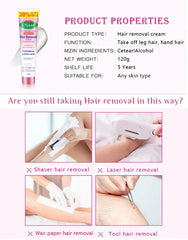 Disaar Depilatory Body Painless Effective Hair Removal Cream - 120g Disaar