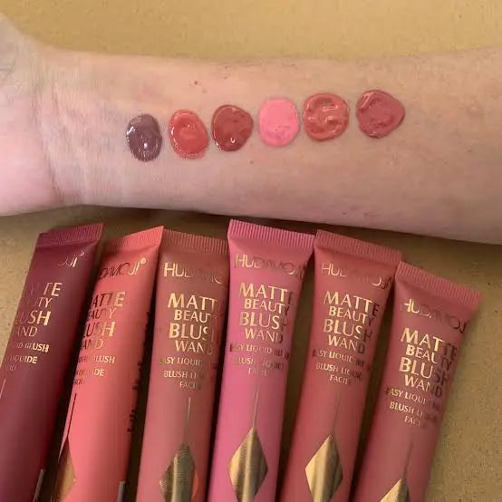 Hudamoji Matte Liquid Blusher Set Huda Moji