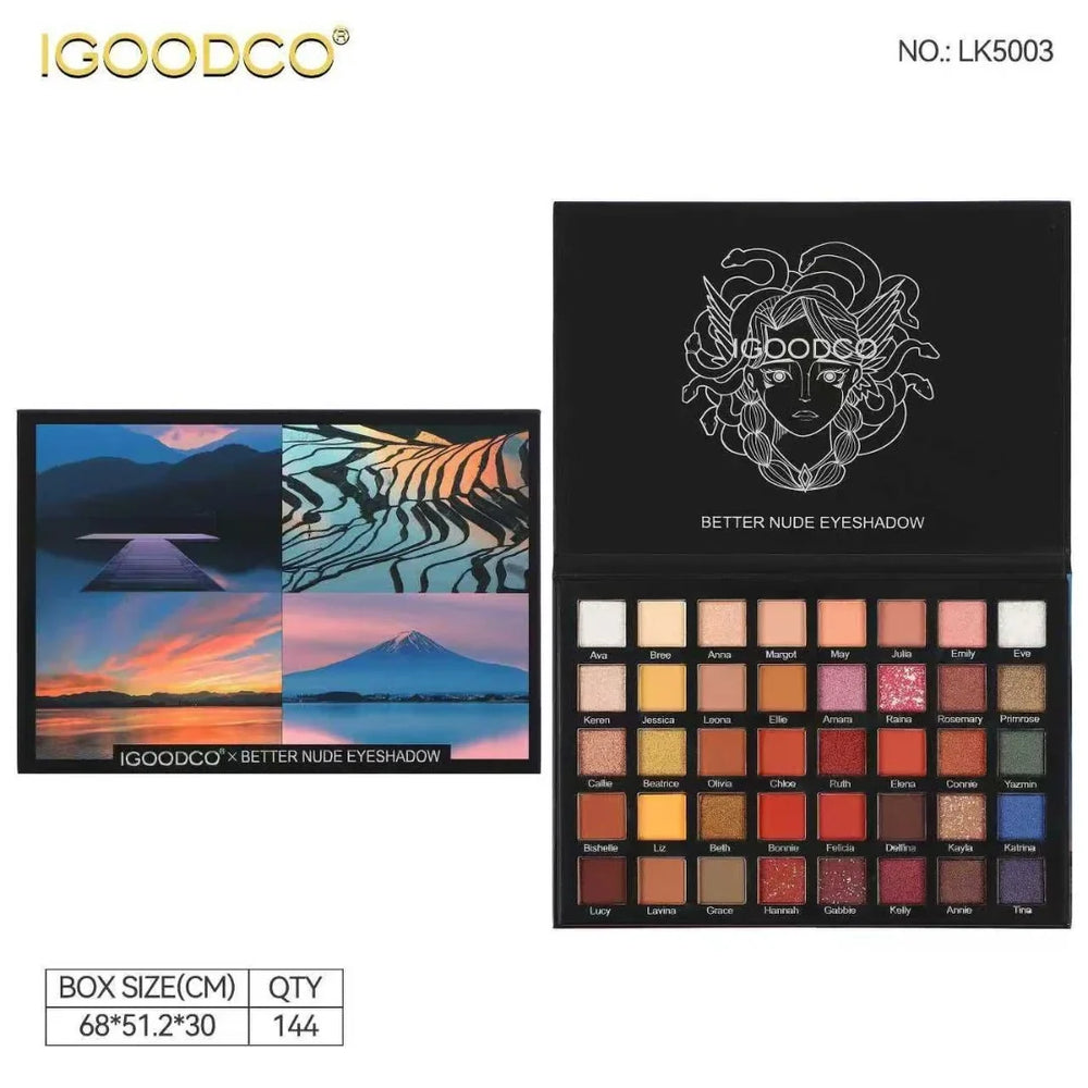 Igoodco Better Nude Eyeshadow Palette - 40 Colors IGOODCO