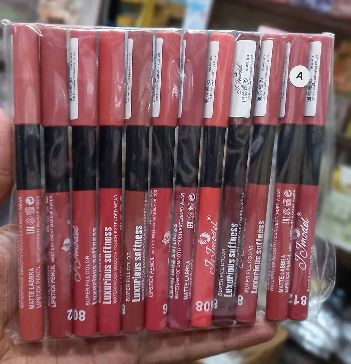 12 Pcs JJ Model Matte Jumbo Pencil JJ MODEL