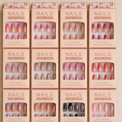 Luxury Gradient Press On Nails – 12Pcs Cosmia.pk