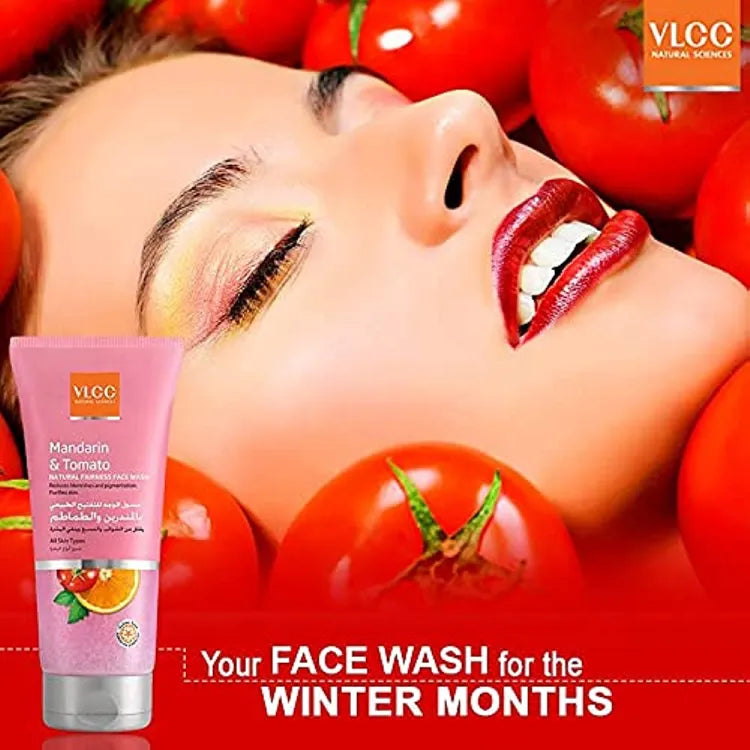 VLCC - Mandarin & Tomato Natural Fairness Face Wash VLCC