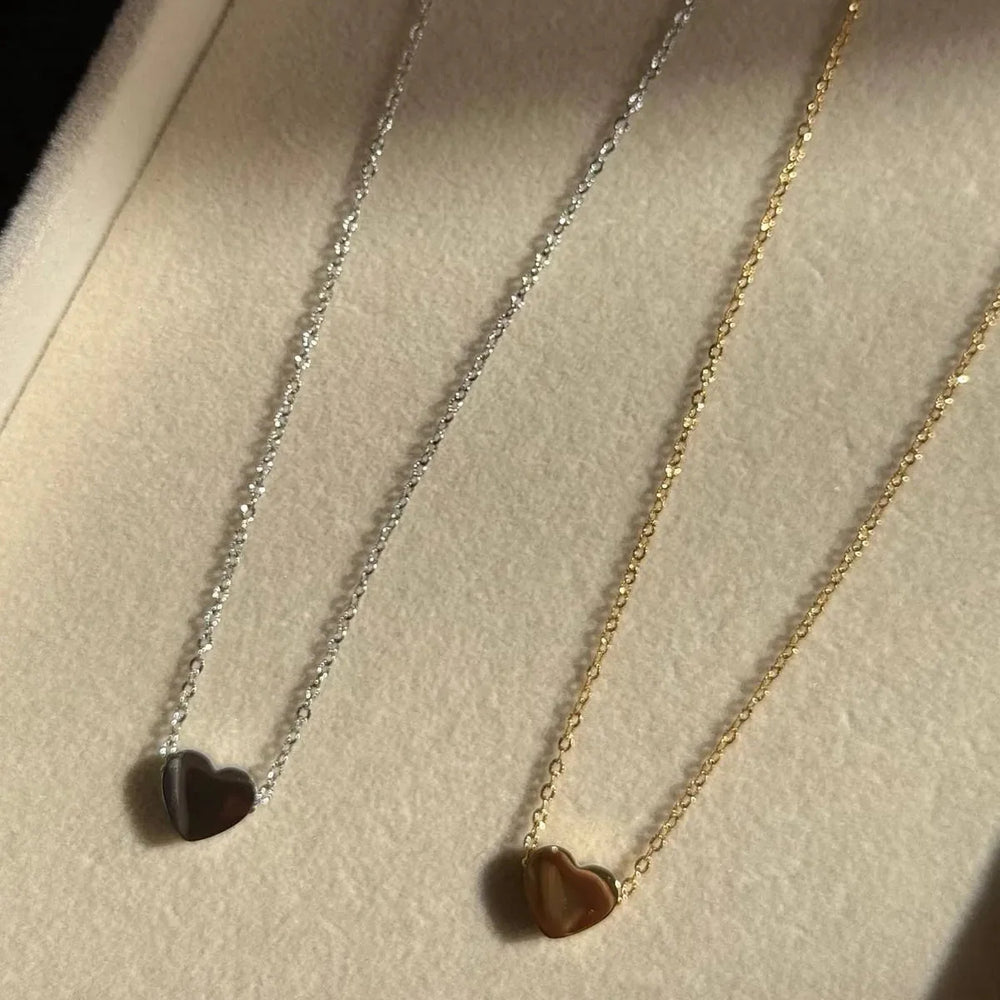 Stainless Steel Tiny Heart Chain Cosmia
