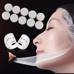 Bioaqua Compressed Facial Toffee Face Sheet Mask - 50 Pcs Bioaqua