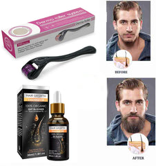 Pack Of 02 Hair Growth Oil Derma Roller - 0.55mm Cosmia.pk