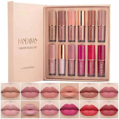 Handaiyan Matte Liquid Lipstick - 12 Pcs Set Handaiyan