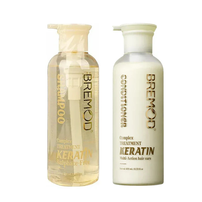 Bremod Shampoo and Conditioner complex treatment Keratin Set-400ml Bremod
