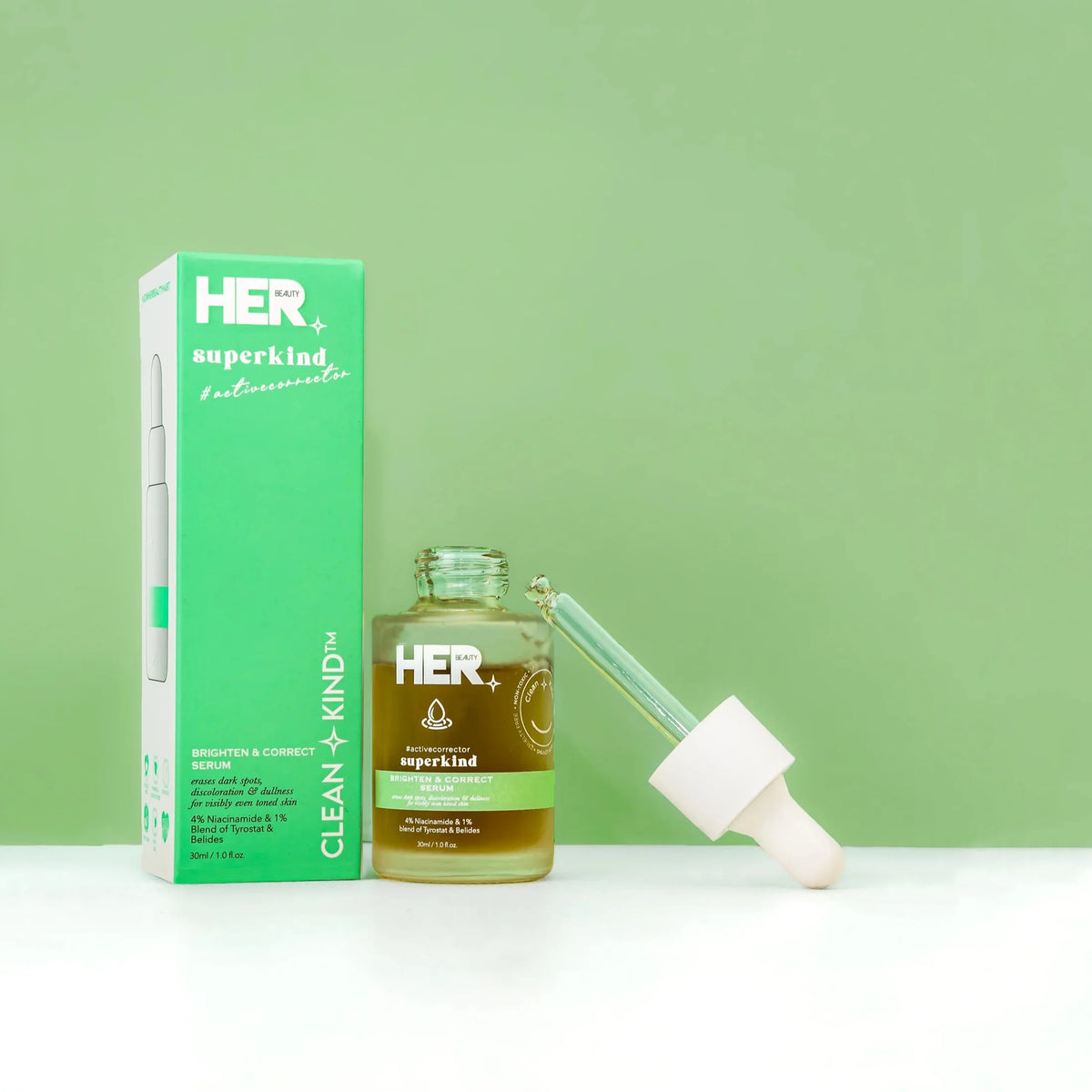HER Beauty Superkind Brighten and Correct Serum 30ml / 1.0 fl.oz HER Beauty