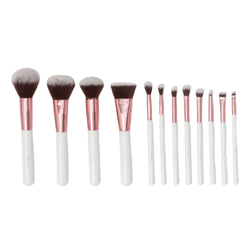 BH Cosmetics Crystal Quartz - 12 Piece Brush Set And Bag BH Cosmetics