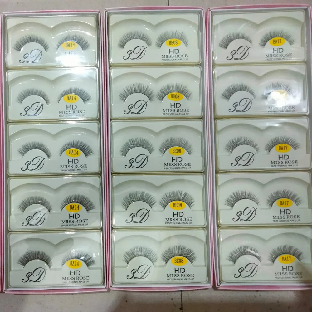 Miss Rose Eye Lashes - Pack of 5 Miss Rose