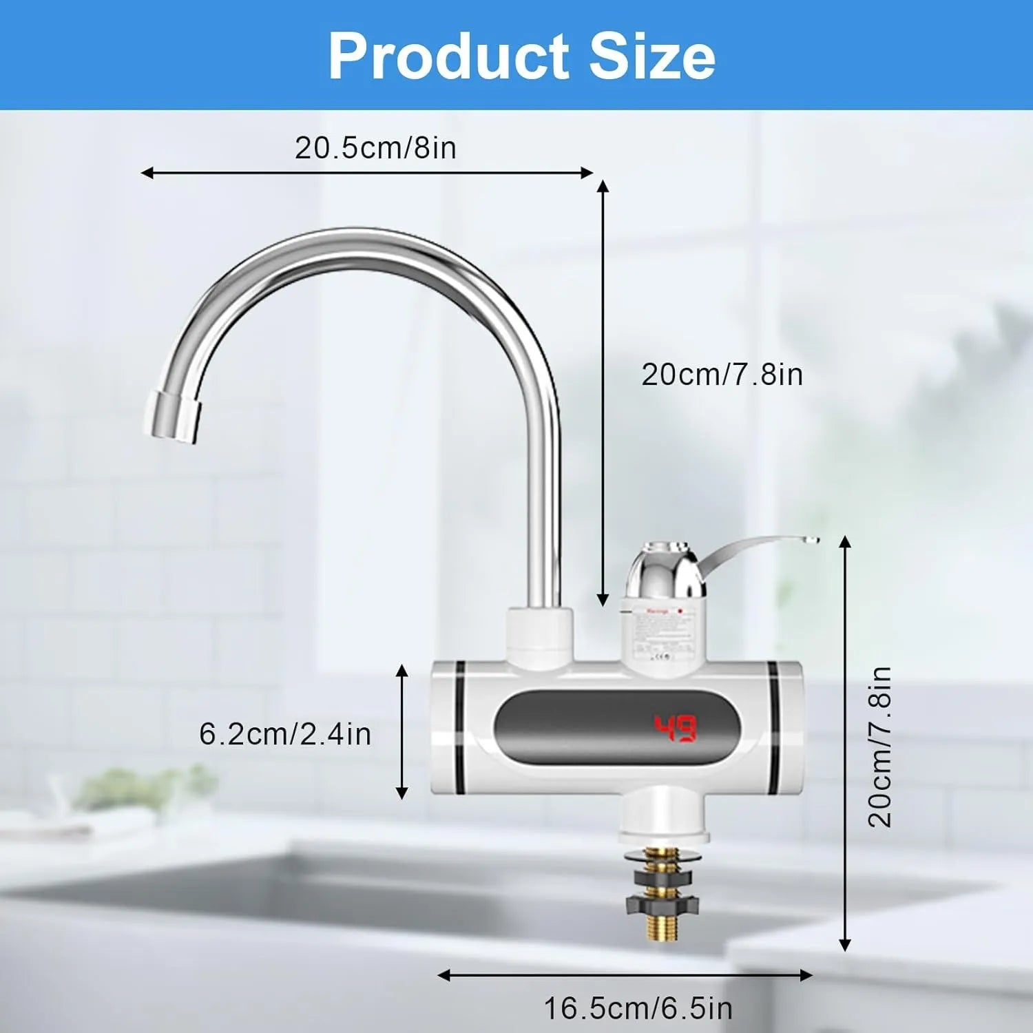 Instant Hot Water Tap – Electric Instant Water Heater Boiling Water Cosmia.pk