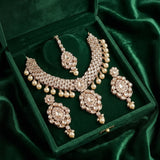 Kundan Shisha Necklace Set