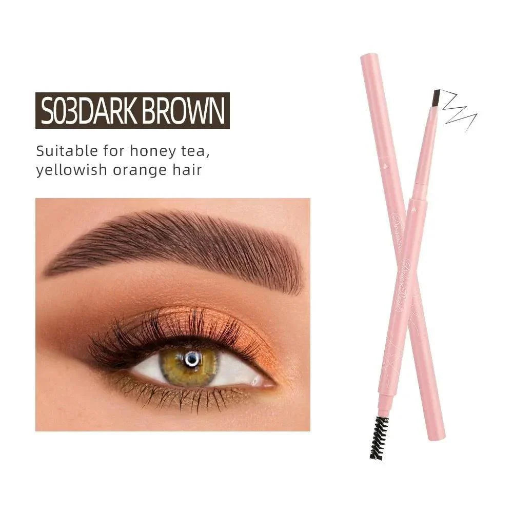 Dragon Ranee 2 In 1 Eyebrow Pencil – Natural Waterproof Smooth Dragon Ranee