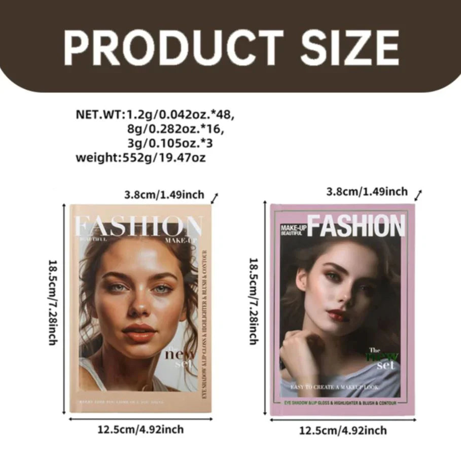 URATM Beauty Fashion Makeup Beautiful Eyeshadow Lip Gloss Highlighter URATM Beauty