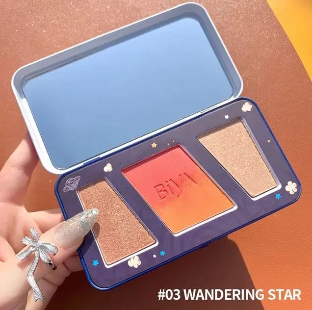 Biya Korean Highlighter & Blush Palette biya