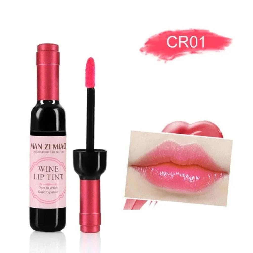 6 Pcs Wine Lip Tint Man ZI Miao