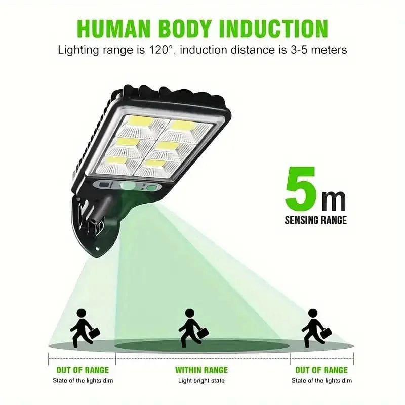 200W Solar-Powered Outdoor Street Light with Transparent LED Cosmia.pk