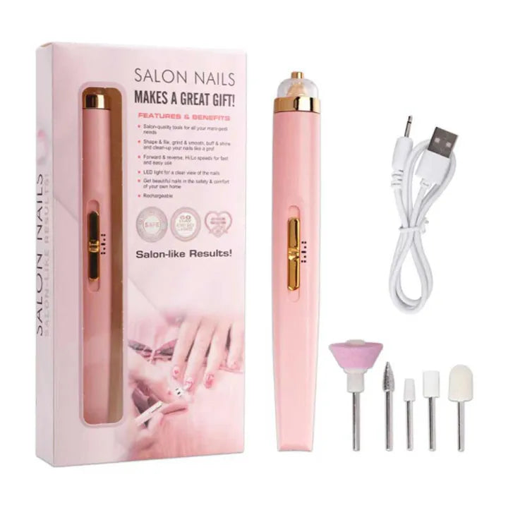 5 in 1 Salon Kit - Professional Electric Nail Drill Device Flawless