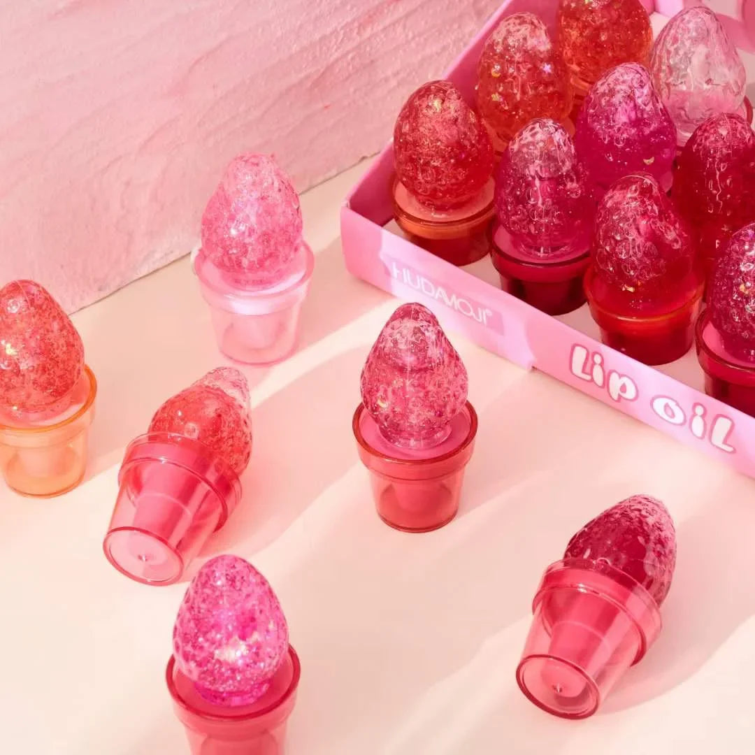 Huda Moji Strawberry Magic Lip Gloss Huda Moji