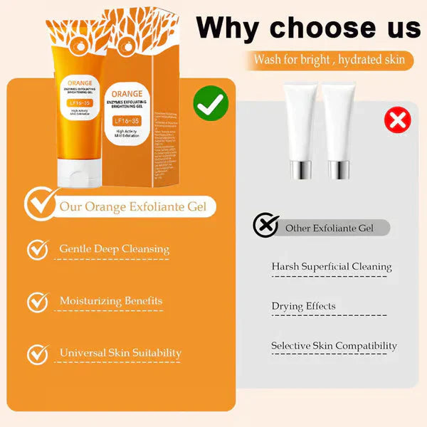 Orange Enzyme Exfoliating Gel Orange