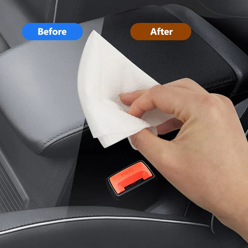 Car interior cleaning and polishing Wipes - PACK OF 80 Cosmia.pk