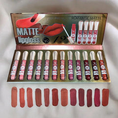 ROMANTIC MATTE Lip Gloss – Long-Lasting Velvet Finish Romantic Matte