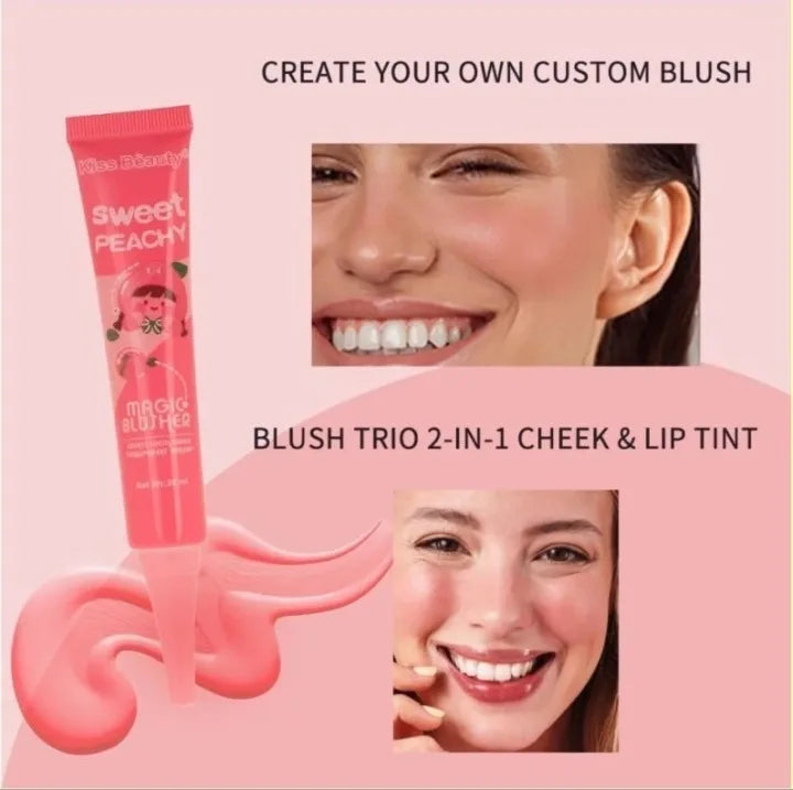 Kiss Beauty Sweet Peachy Peach Magic Matte Blusher - 30ml Kiss Beauty