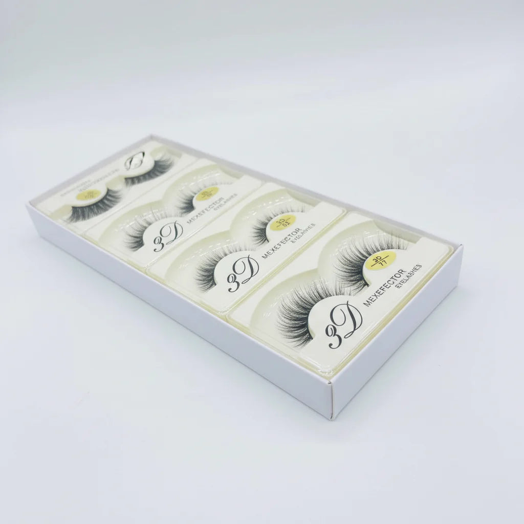 MFXFECTOR 3D False Eye Lashes - Pack of 10 MFXFECTOR