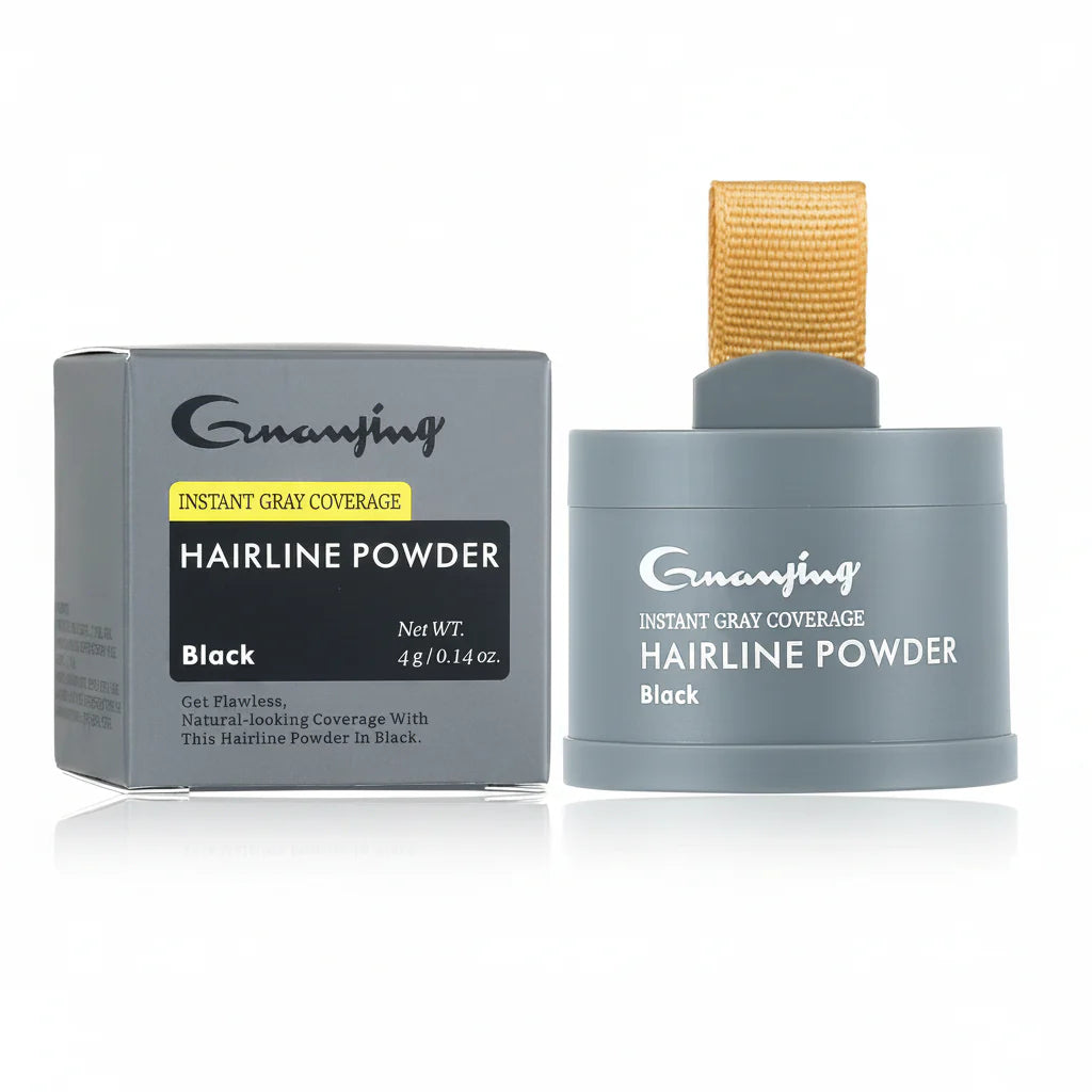 Guanjing Instant Gray Coverage Hairline Powder – Black (4g) Guanjing