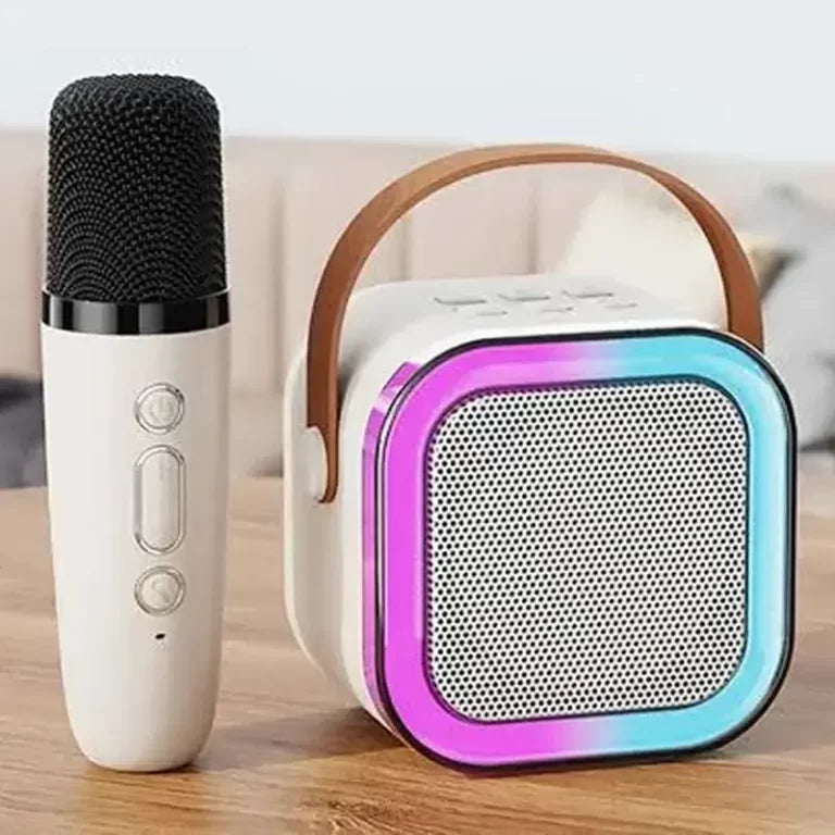K12 Karaoke Portable Wireless Speaker With Dual Microphones K12
