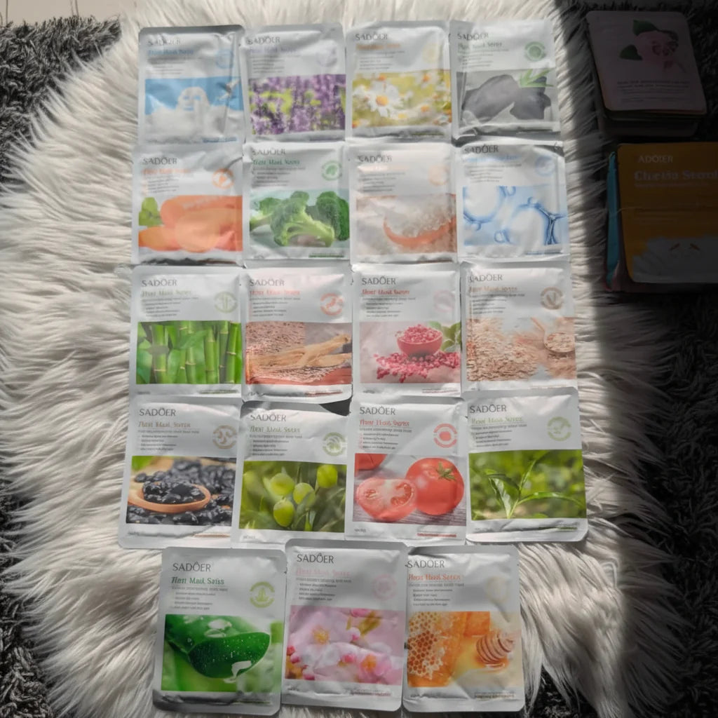 Sadoer Facial Plant Mask Pack of 19 Sadoer