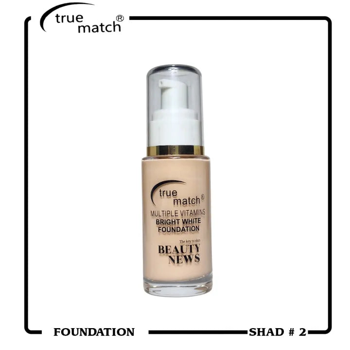True Match Multiple Vitamins Bright White Foundation True match