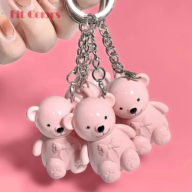 Cute Bear Key Chain Tint Glossy Lip Gloss Cosmia.pk