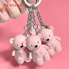 Cute Bear Key Chain Tint Glossy Lip Gloss Cosmia.pk
