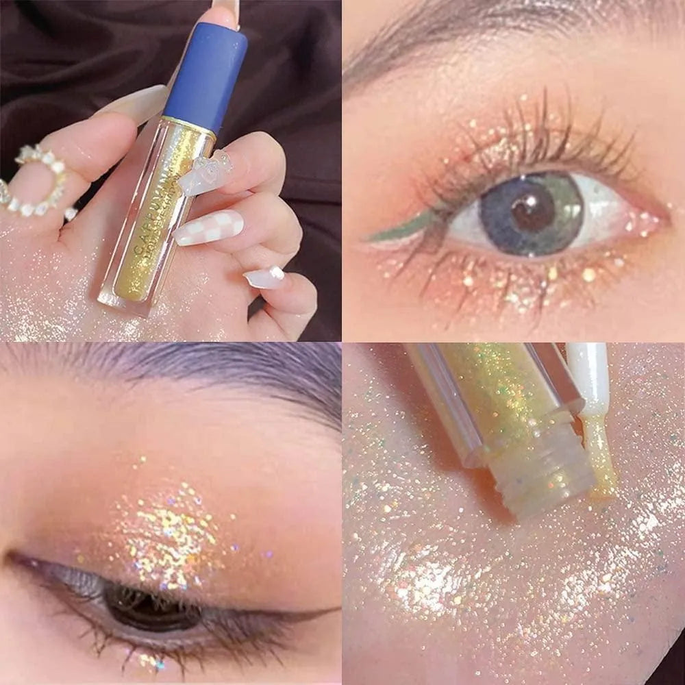Romantic Charm Glitter Liquid Eyeshadow - Pack Of 4 Romantic Charm