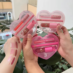 Romcom 3in1 lip kit Matte Lipgloss, Lipliner, Shiny Gloss Sunisa