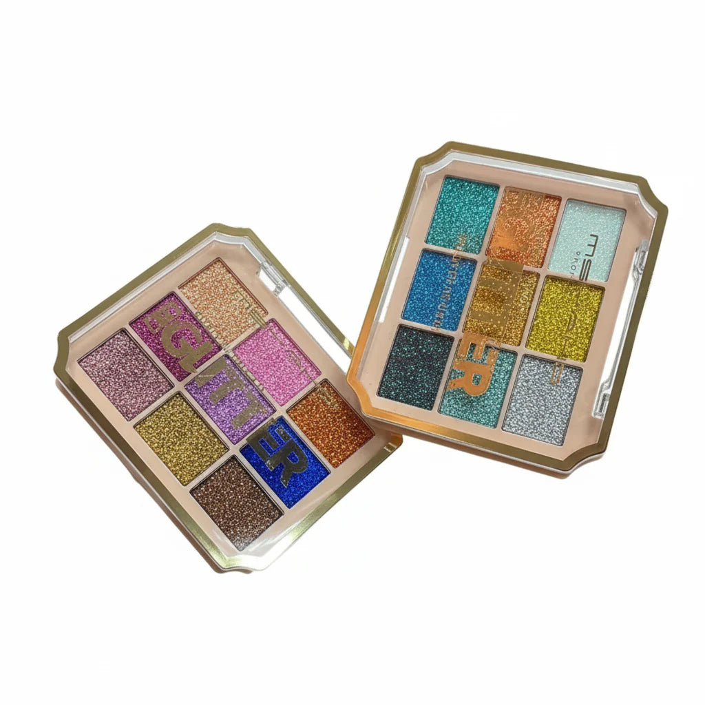 Msyaho Glitter Eyeshadow Palette - 9 Colors MSYAHO