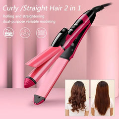 Nova 2-in-1 Professional Hair Curler & Hair Straightener Nova