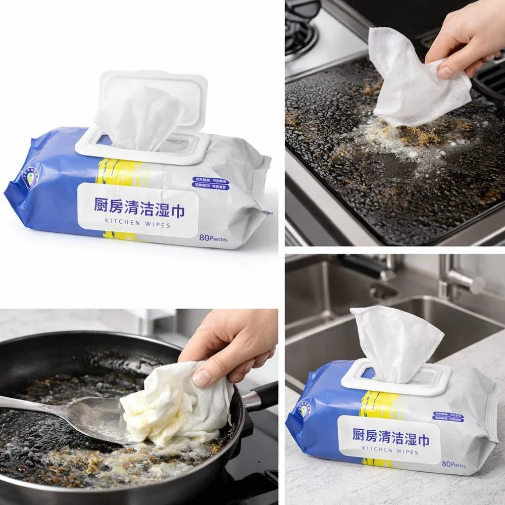 New Kitchen Wipes - 80Pcs Cosmia.pk