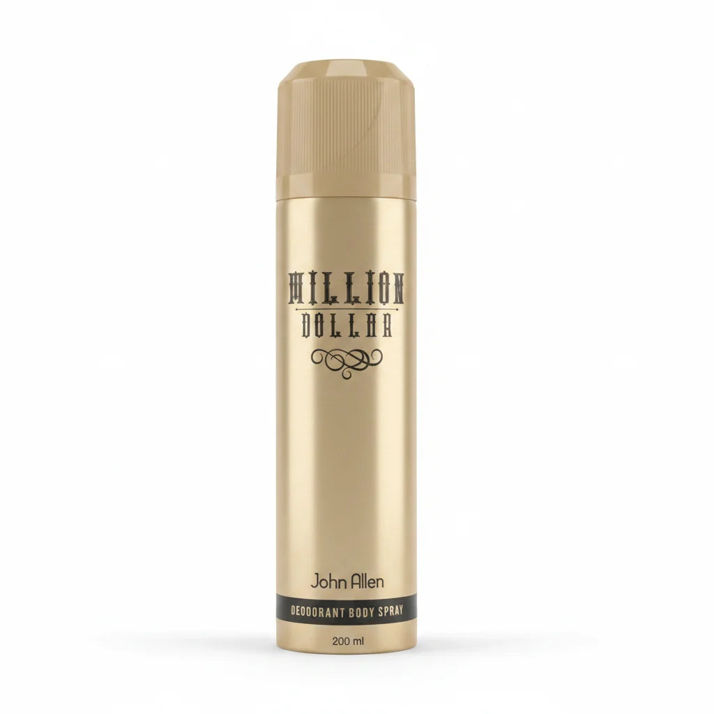 John Allen Million Dollar Perfumed Body Spray – 200ml John Allen