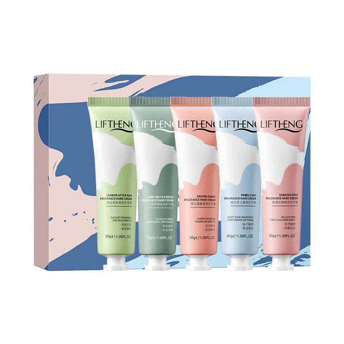 LIFTHENG Set of 5 Perfume Fragrance Scent Hand Cream LIFTHENG