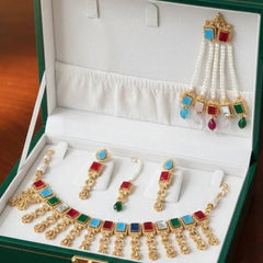 Zircon Necklace Set for Women – AD Super Design Premium Quality Cosmia