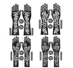 Full Hand Mehndi Stencil Design Cosmia.pk
