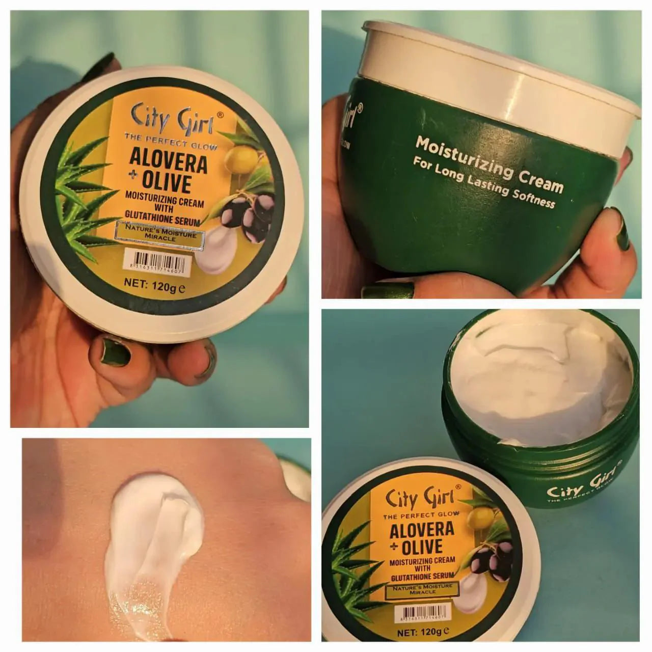 City Girl Aloe Vera + Olive Moisturizing Cream 20g City Girl