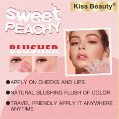Kiss Beauty Sweet Peachy Peach Magic Matte Blusher - 30ml Kiss Beauty