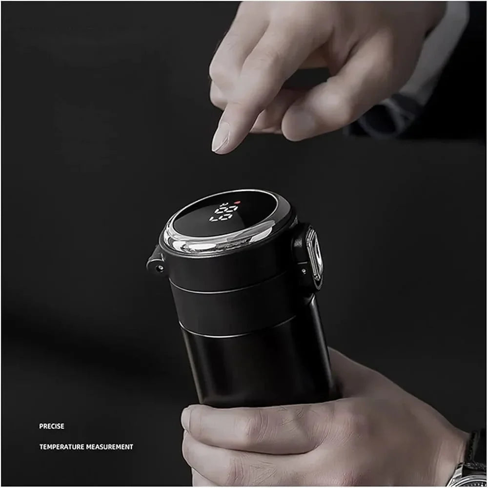 Stainless Steel Vacuum & LED Temperature Display Water Bottle Cosmia.pk