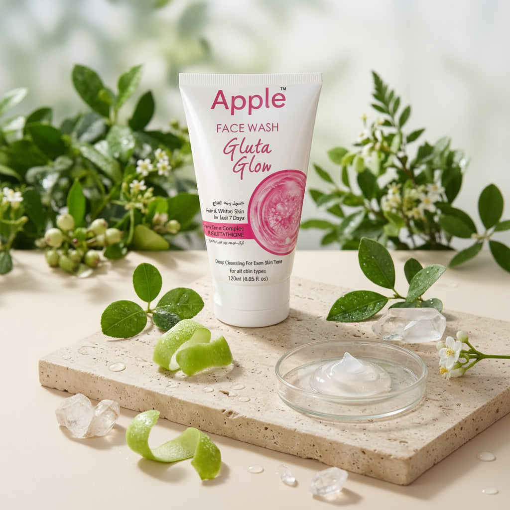 Apple Gluta Glow Face Wash For All Skin Type - 120ml Apple